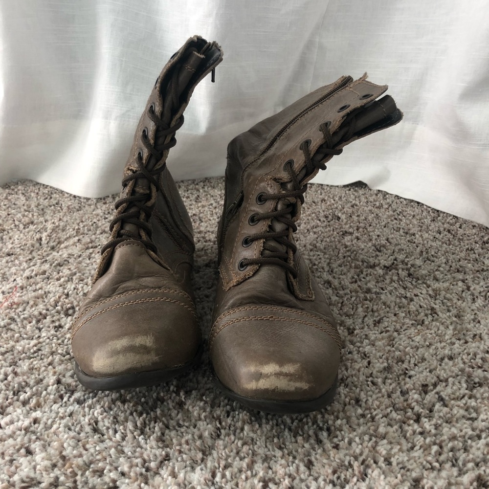 Steve Madden Troopa Combat Boots- Size 7